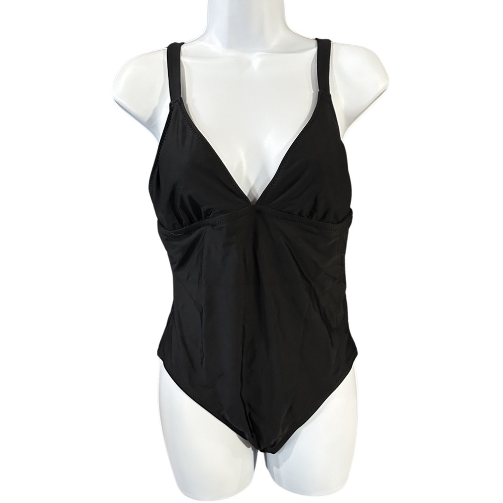 Black one piece swimsuit